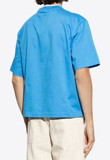Embroidered Medusa Boxy T-shirt