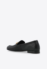 Medusa Chain Leather Loafers