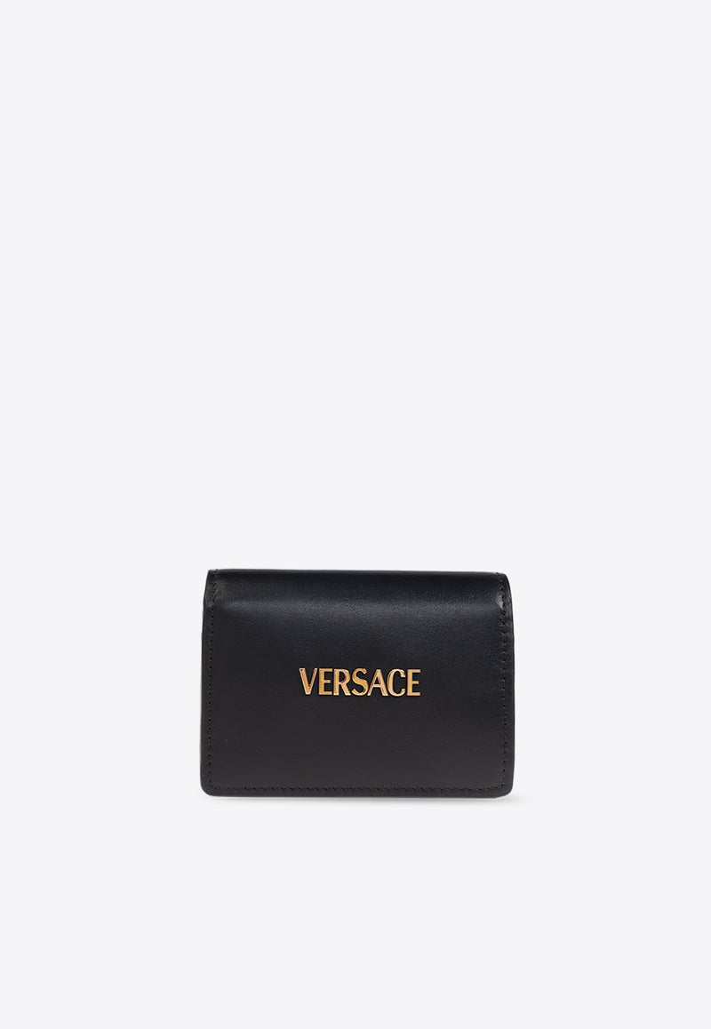 Versace Logo Tag Bi-Fold Wallet 1020080 1A13677-1B00V