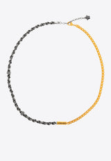 La Vacanza Two-Tone Brass Necklace