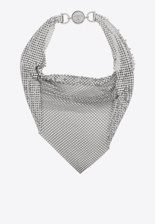 Versace Metal Mesh Bandana Necklace 1020527 1A14866-1E010