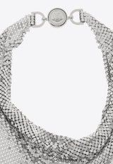 Versace Metal Mesh Bandana Necklace 1020527 1A14866-1E010