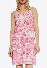 Underwater Barocco Knit Mini Dress
