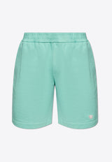 Embroidered Medusa Track Shorts