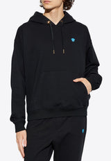 Embroidered Medusa Hooded Sweatshirt