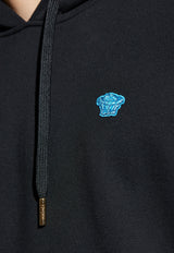 Embroidered Medusa Hooded Sweatshirt