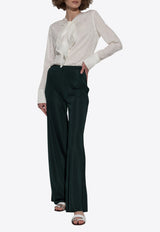 3D Motif Knitted Pants