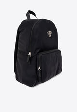 Versace La Medusa Backpack with Jacquard-Greca 1020645 1A14920-1B00P