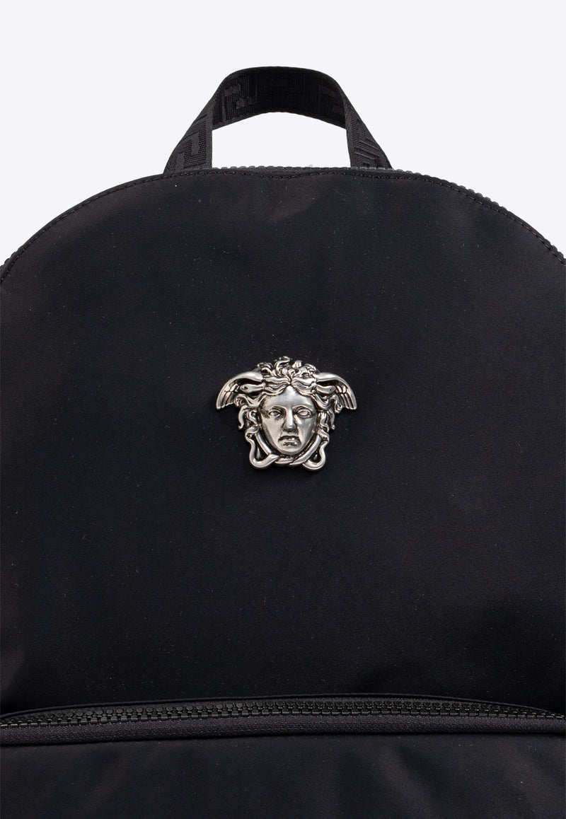 Versace La Medusa Backpack with Jacquard-Greca 1020645 1A14920-1B00P