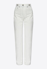 Straight-Leg Jeans with Medusa-Head