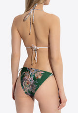 Rhiannon Floral Print Halterneck Bikini