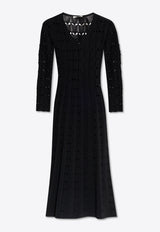 Rhiannon Pointelle Midi Dress