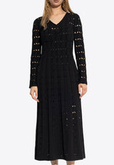 Rhiannon Pointelle Midi Dress