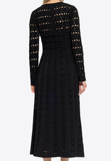 Rhiannon Pointelle Midi Dress