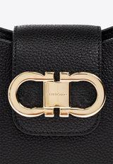 Mini Gabry Double Gancini Leather Shoulder Bag