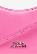 Glam Claw Clip Leather Crossbody Bag