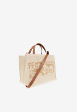 Medium Jacquard Canvas Tote Bag