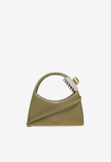 Marc Jacobs Glam Claw Clip Leather Crossbody Bag Green 2P5HCR010H02 0-315