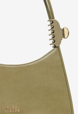 Glam Claw Clip Leather Shoulder Bag