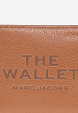 Marc Jacobs Grained Leather Bi-Fold Wallet Brown 2S5SMP006S01 0-212