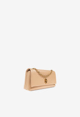 Mini Dual Chain Crossbody Bag in Smooth Leather