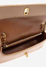 Mini Dual Chain Crossbody Bag in Smooth Leather
