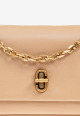 Mini Dual Chain Crossbody Bag in Smooth Leather