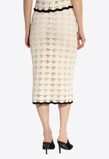 Rhiannon Crochet Midi Skirt