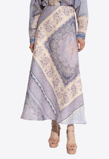 Lucky Bias Linen Maxi Skirt