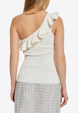 One-Shoulder Ruffled Top