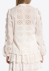 Lucky Embroidered Blouse