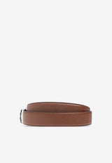 Ferragamo Reversible and Adjustable Gancini Belt Brown 67A037 DOUBLE ADJUS 709528-RADICA
