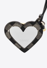 Bou Heart Checked Mirror