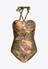 Ascension Wide Link Floral One-Piece Swimsuit