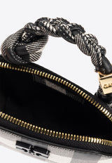 Nano Bou Gingham Top Handle Bag