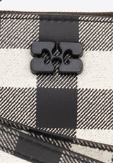 Nano Bou Gingham Top Handle Bag