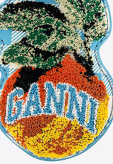 Apple Shaped Key-Ring