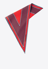 Diamond Shape Silk Neckerchief