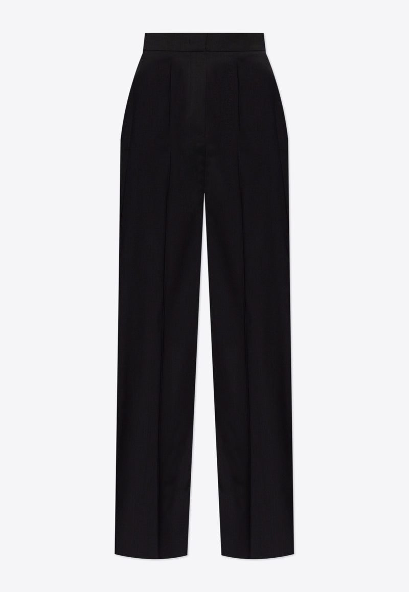 Max Mara Fernet Logo Wide-Leg Pants FERNET 2521136121-004