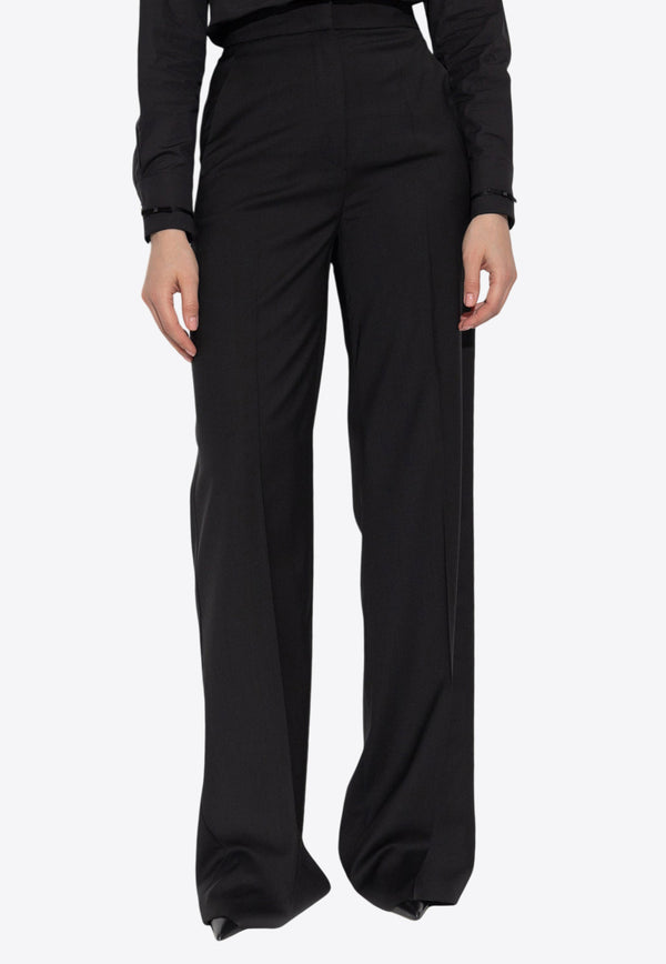 Max Mara Fernet Logo Wide-Leg Pants FERNET 2521136121-004