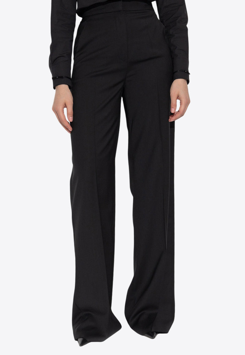 Max Mara Fernet Logo Wide-Leg Pants FERNET 2521136121-004