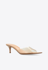 Elle 55 Pointed-Toe Plexi Sandals