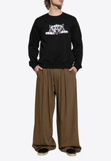 Tiger Head Crewneck Sweatshirt