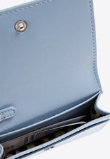 GANNI Dog Print Cardholder Light Blue A6777 5898-326