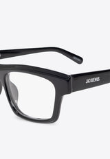 Jacquemus Rectangular-Framed Optical Glasses Transparent JAC104 0-C1OPT