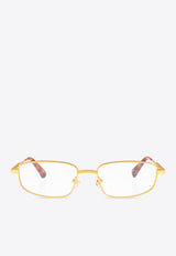 Jacquemus Rectangular-Framed Optical Glasses Transparent JAC116 0-C3OPT