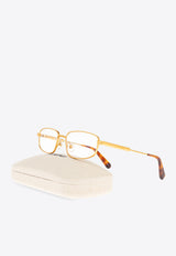 Jacquemus Rectangular-Framed Optical Glasses Transparent JAC116 0-C3OPT