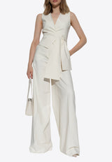 Finish High-Rise Wide-Leg Pants