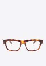 Jacquemus Square Optical Glasses Transparent JAC104 0-C4OPT