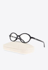 Jacquemus Oval-Framed Optical Glasses Transparent JAC123 0-C1OPT